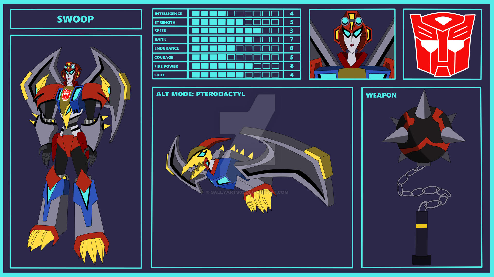 Swoop (Transformers Heroes) by SallyArts03 on DeviantArt