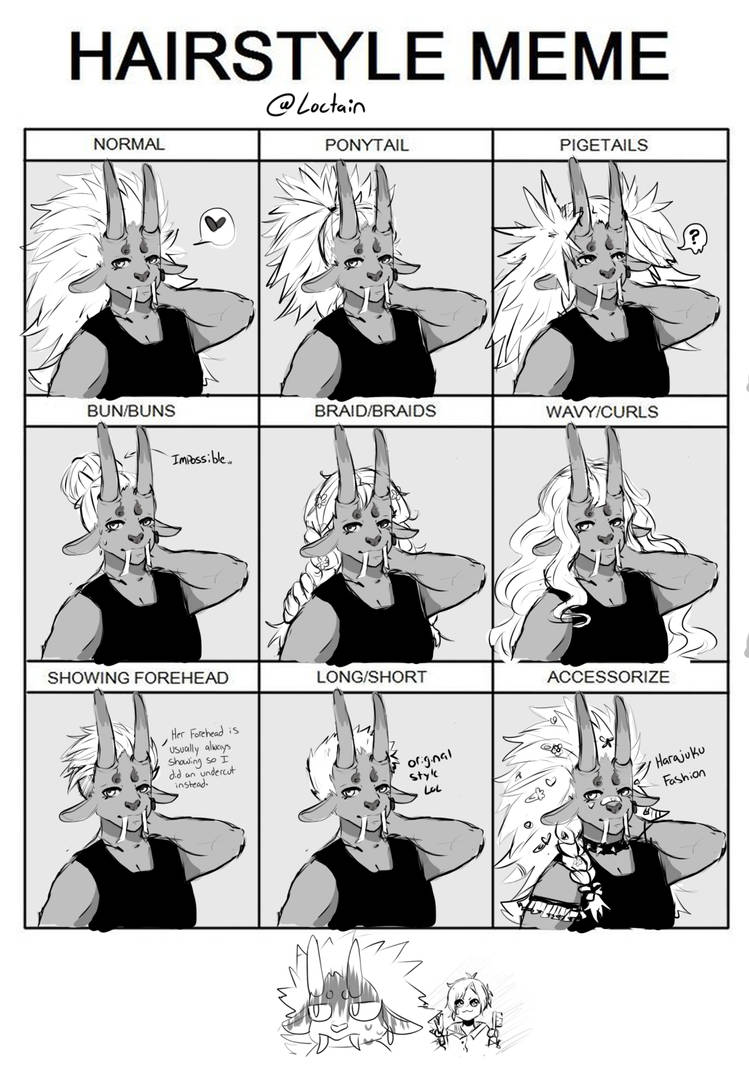Hair Meme by CaffeineCoccine on DeviantArt