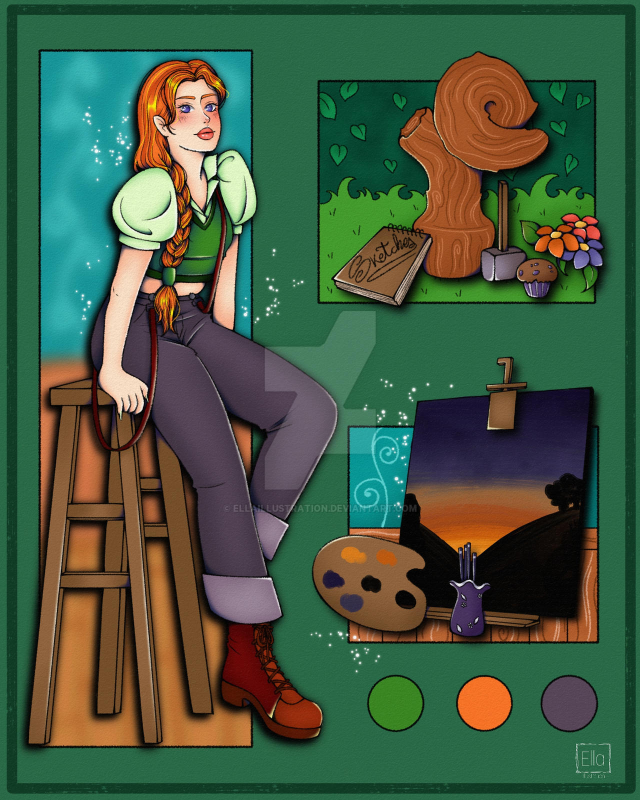Stardew Valley Leah Fanart By EllaIllustration On DeviantArt stardew-valley-leah-fanart-by-ellaillustration-on-deviantart