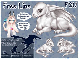 Free Line Baby dragon [F2U]