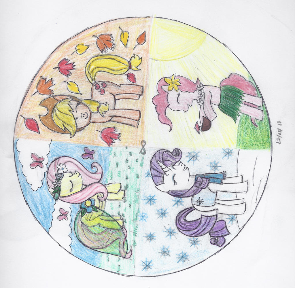 mlp seasons by hannienotebook on DeviantArt