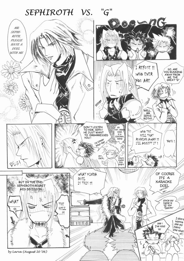 CC dojin: Sephiroth vs. 'G'