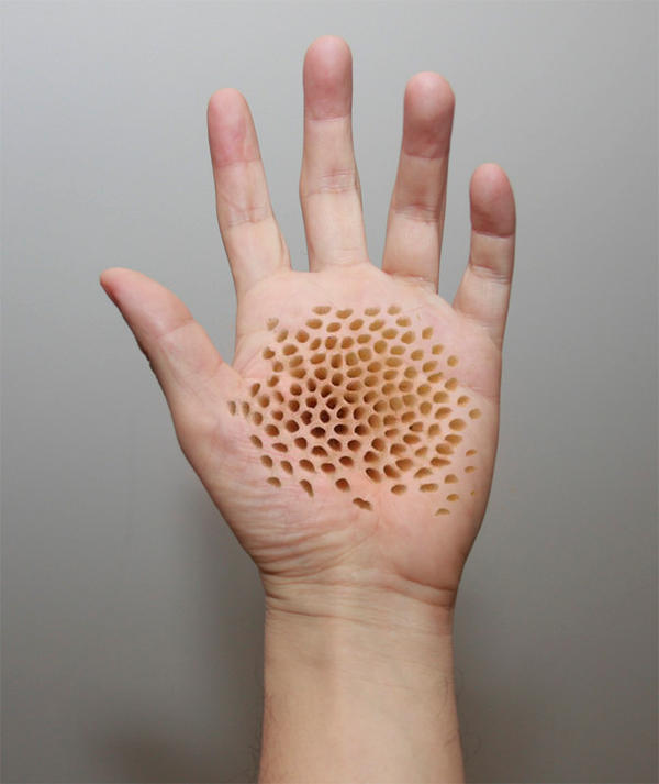 My Hand With Holes by TickleMeCthulhu on DeviantArt