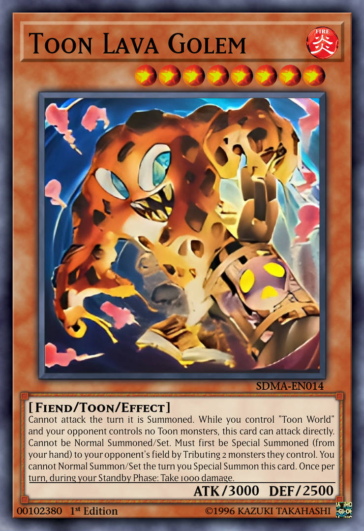 Toon Lava Golem by derii618 on DeviantArt