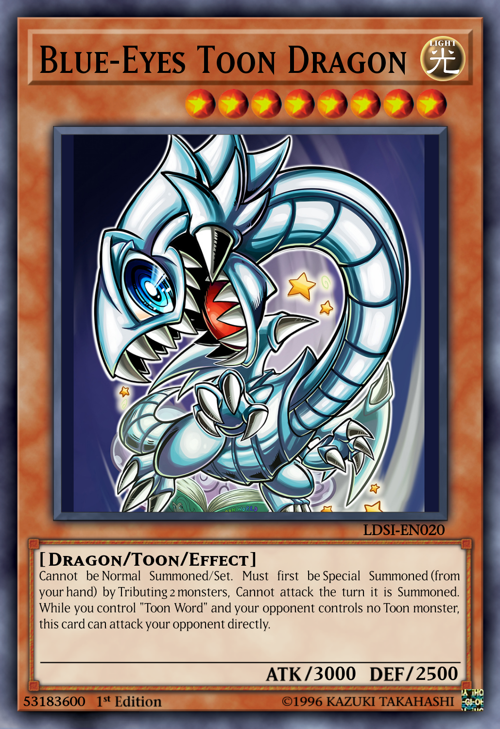 新しい Yu-Gi-Oh!:「Blue-Eyes Toon Dragon」/アジア版 遊戯王