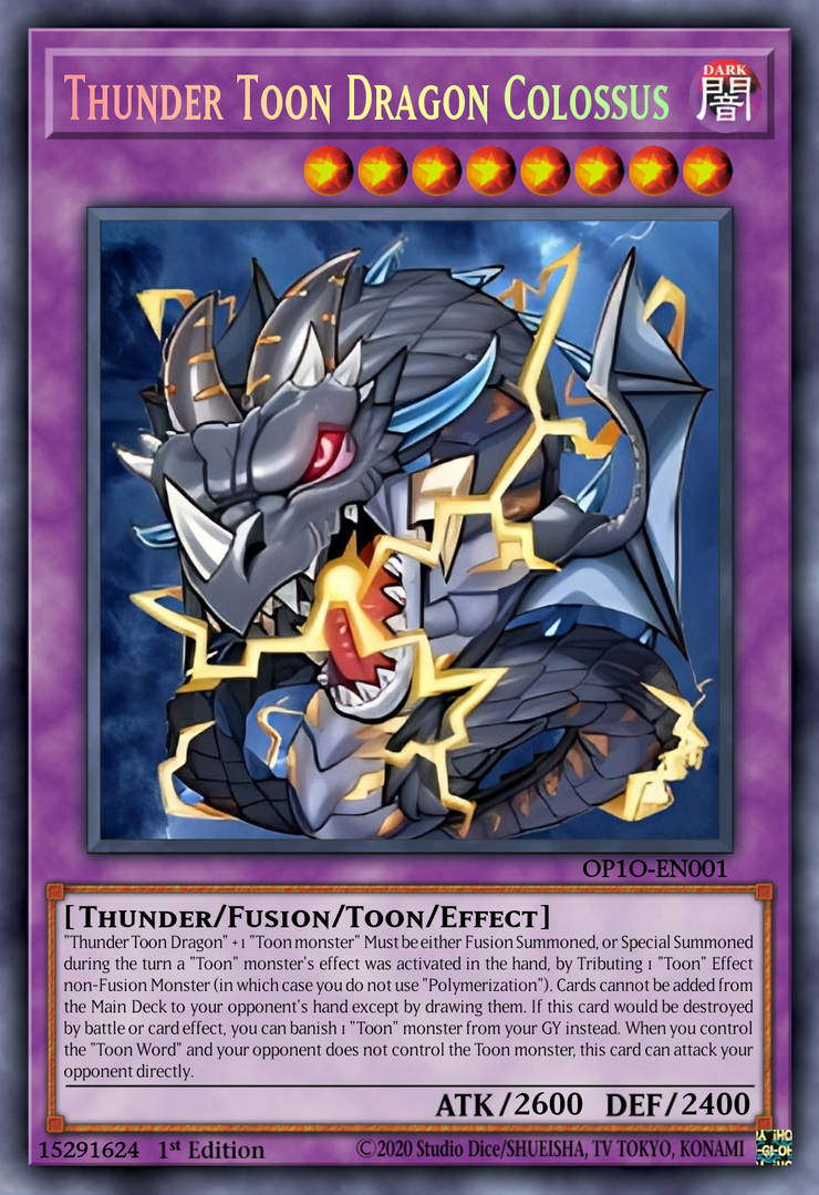 Thunder Toon Dragon Colossus by derii618 on DeviantArt