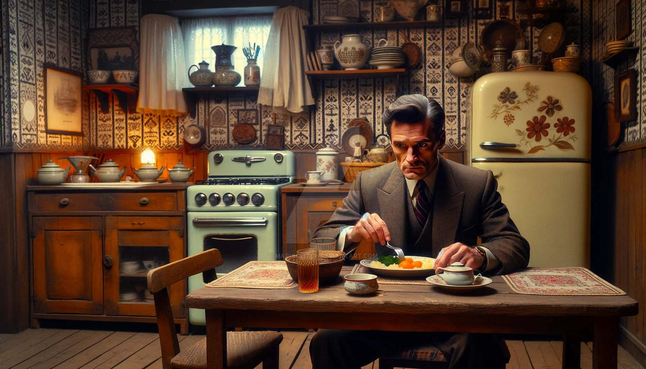 Man Using Kitchen Machine Men in kitchen by MariaGlitch on DeviantArt