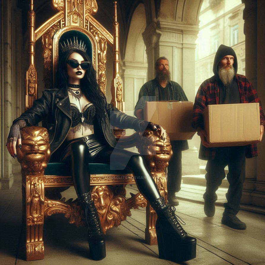 Goth Manager Gothic girl boss 99d1 by MariaGlitch on DeviantArt