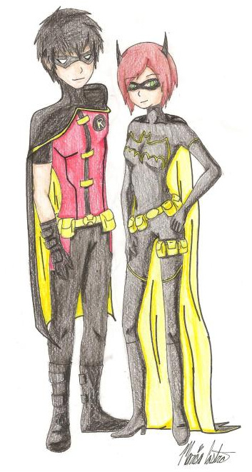 Robin and Batgirl