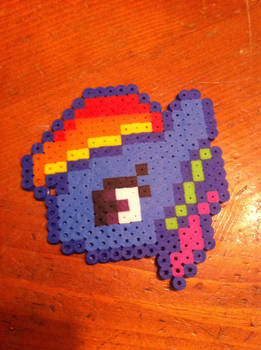 Rainbow Dash pixel head