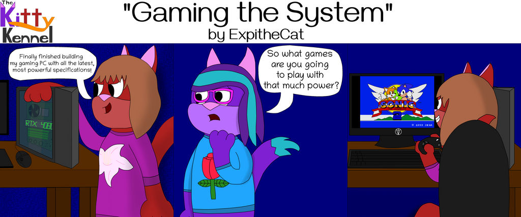 Gaming Deviantart Gaming the System by ExpitheCat on DeviantArt