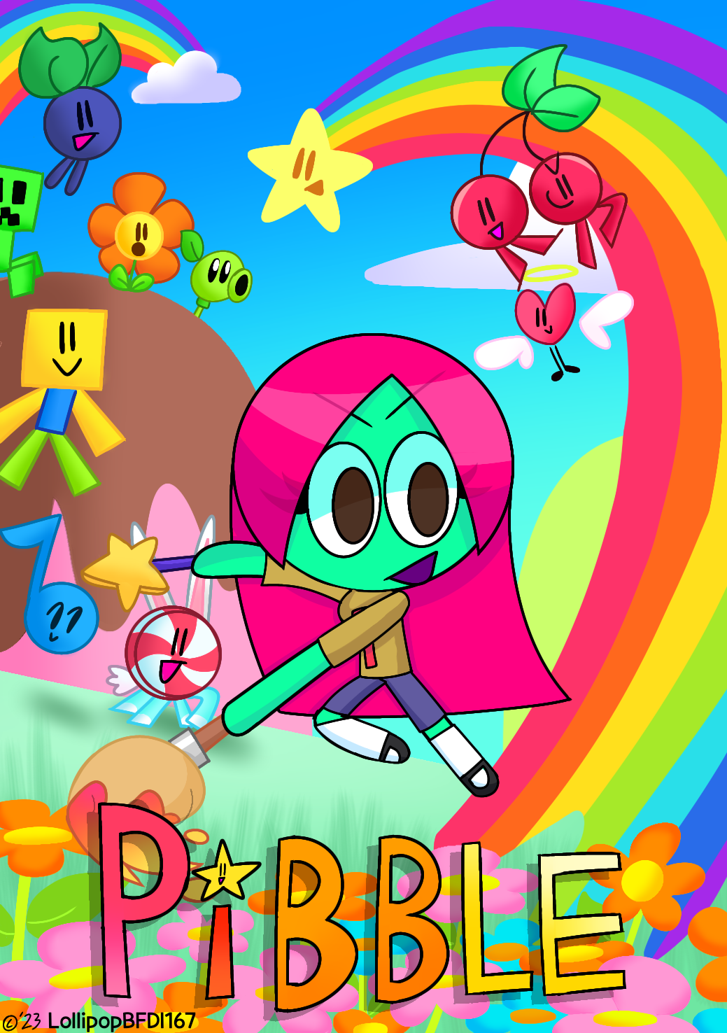 Pibble Hell PiBBLE show Poster by LollipopBFDI167 on DeviantArt