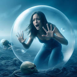 Kristin Kruke Trapped In A Bubble By Dying Aliens