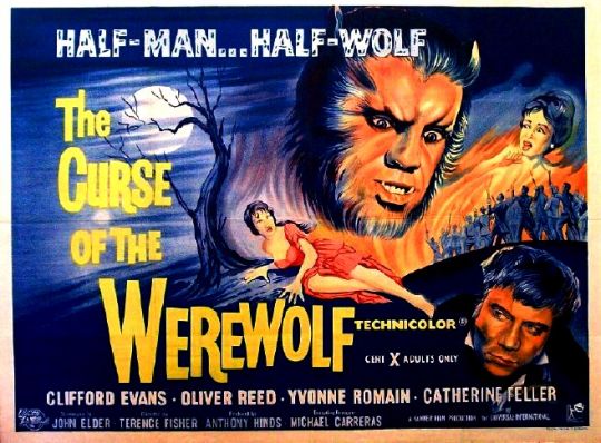 The Curse of the Werewolf, Original poster