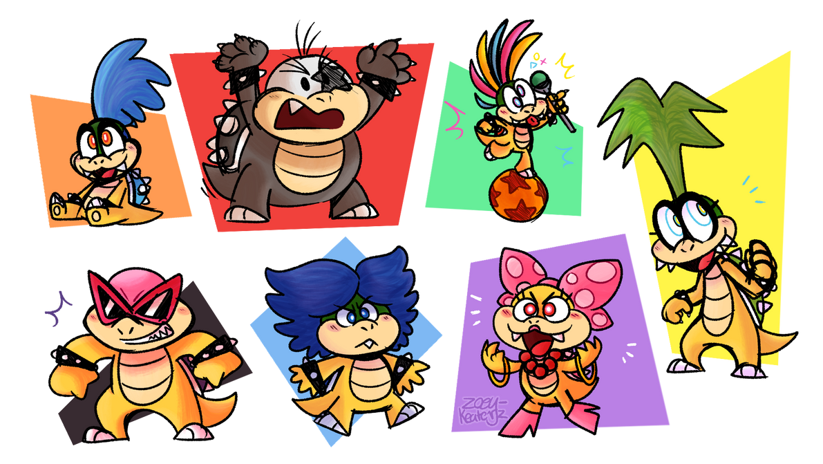 Koopalings by Zoey-Keaterz on DeviantArt