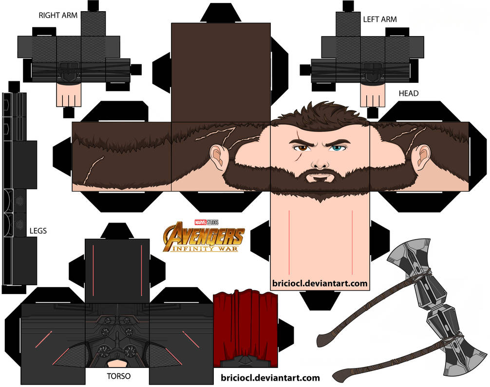 Simple Thor Craft Thor by briciocl on DeviantArt