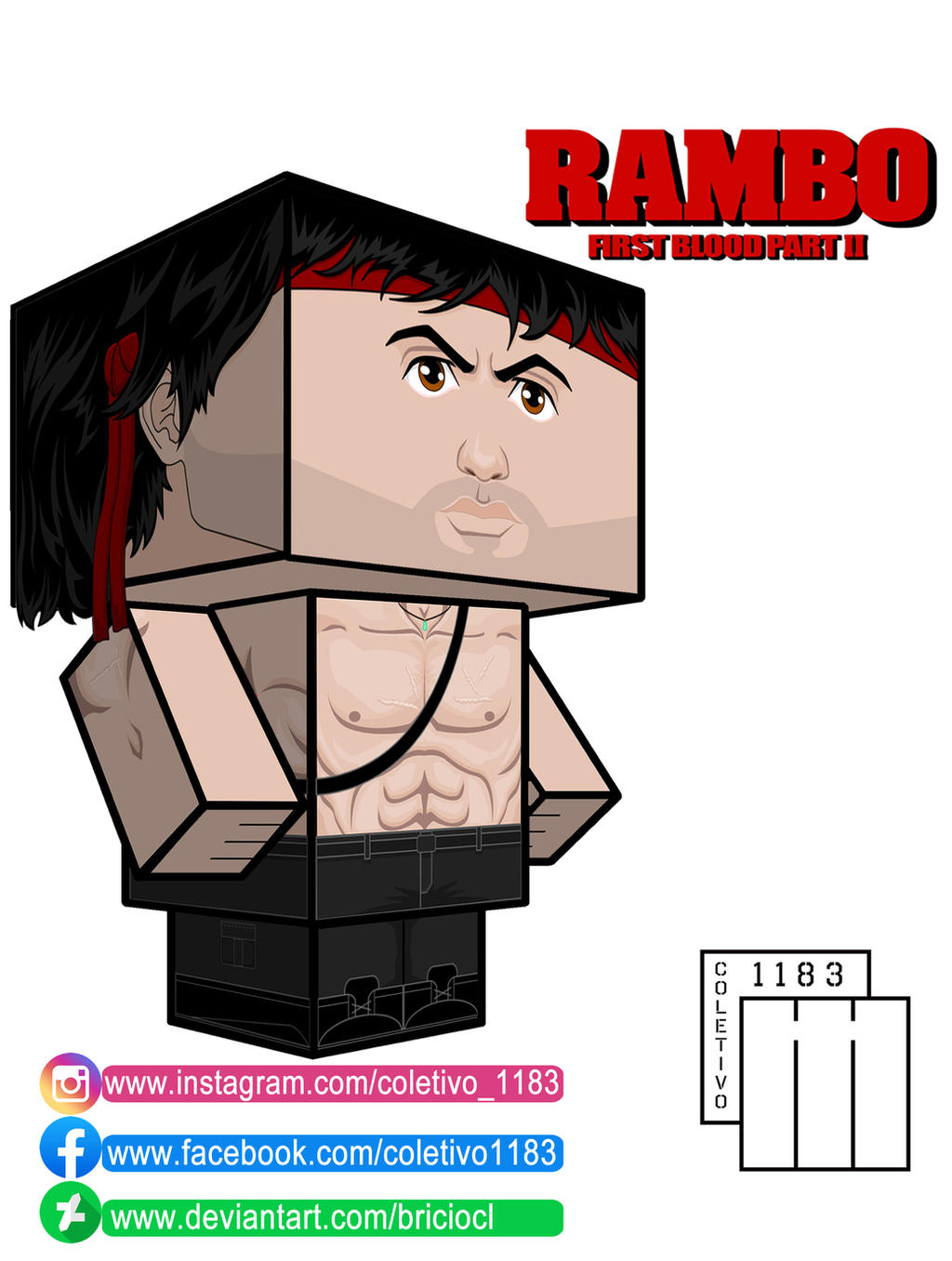Pixelated Rambo Rambo by briciocl on DeviantArt