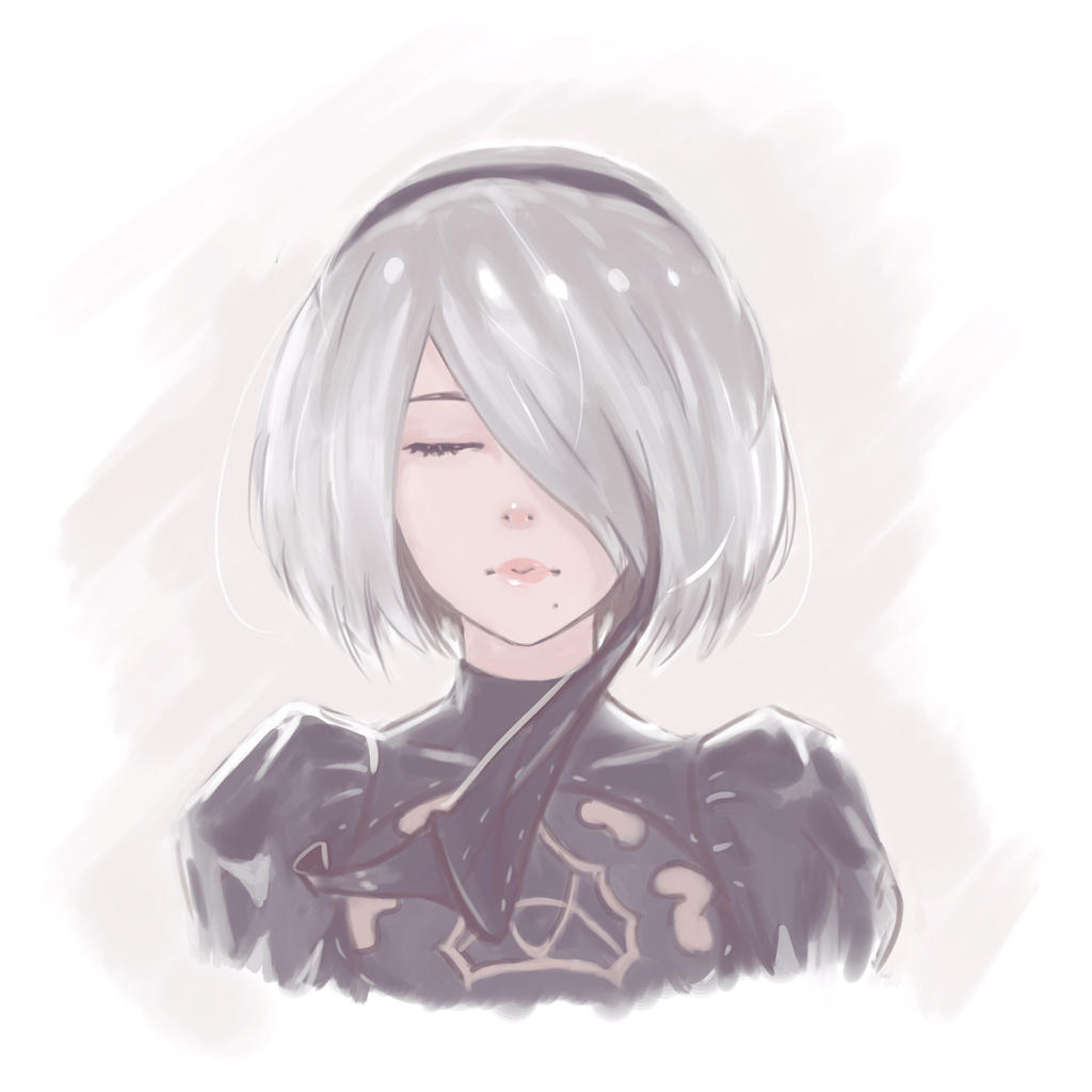 2B Sketch by silberein on DeviantArt