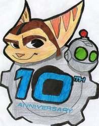RATCHET AND  CLANK ANNIVERSARY 10