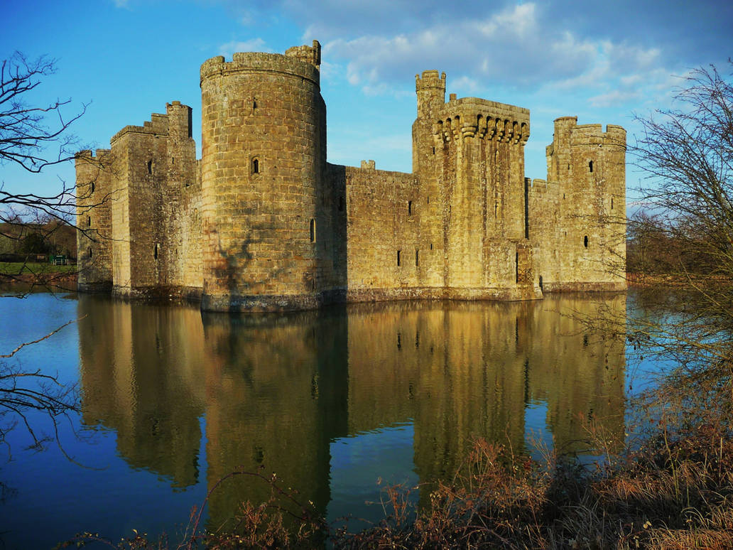 Bodiam Castle Late Afternoon