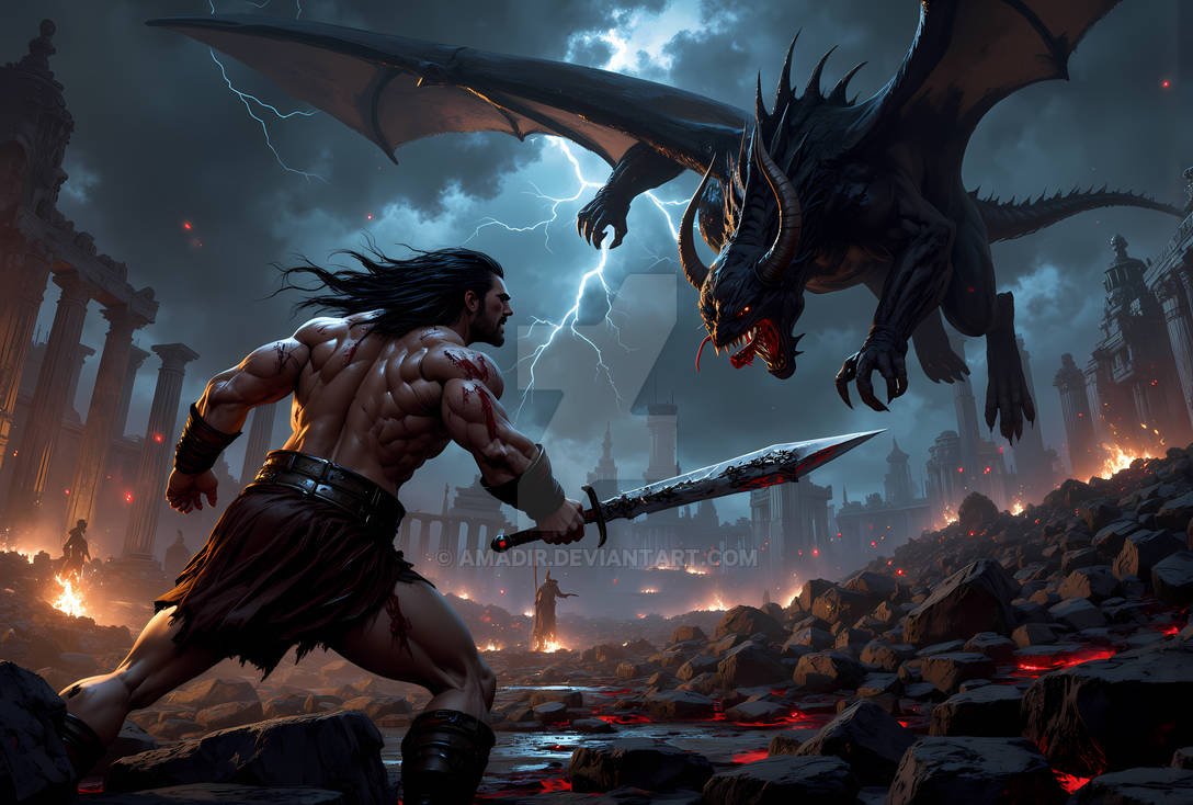 Demonic Combat Fighting Demons by Amadir on DeviantArt