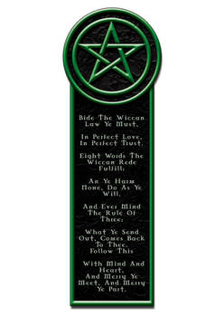 Wicca Bookmark