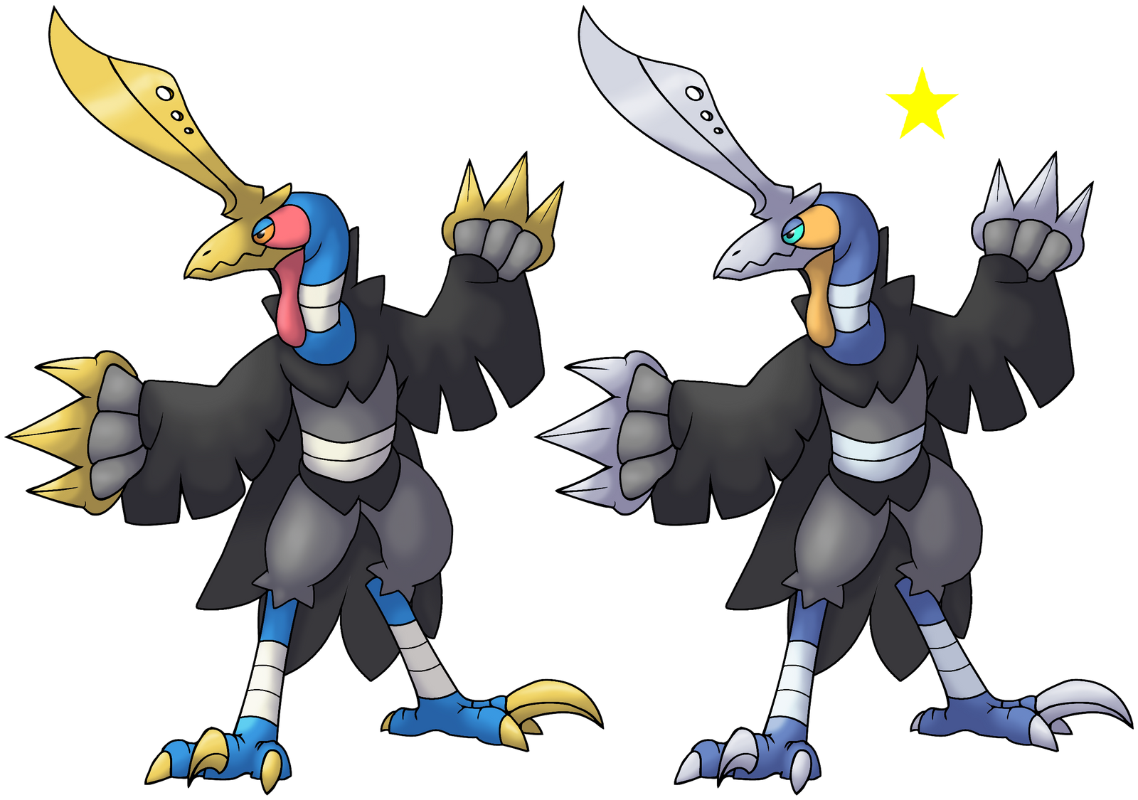 I just feel like they could've done the legendary birds so much better with  their shiny forms. Making them brighter and changing the color on the beak  and legs doesn't really do