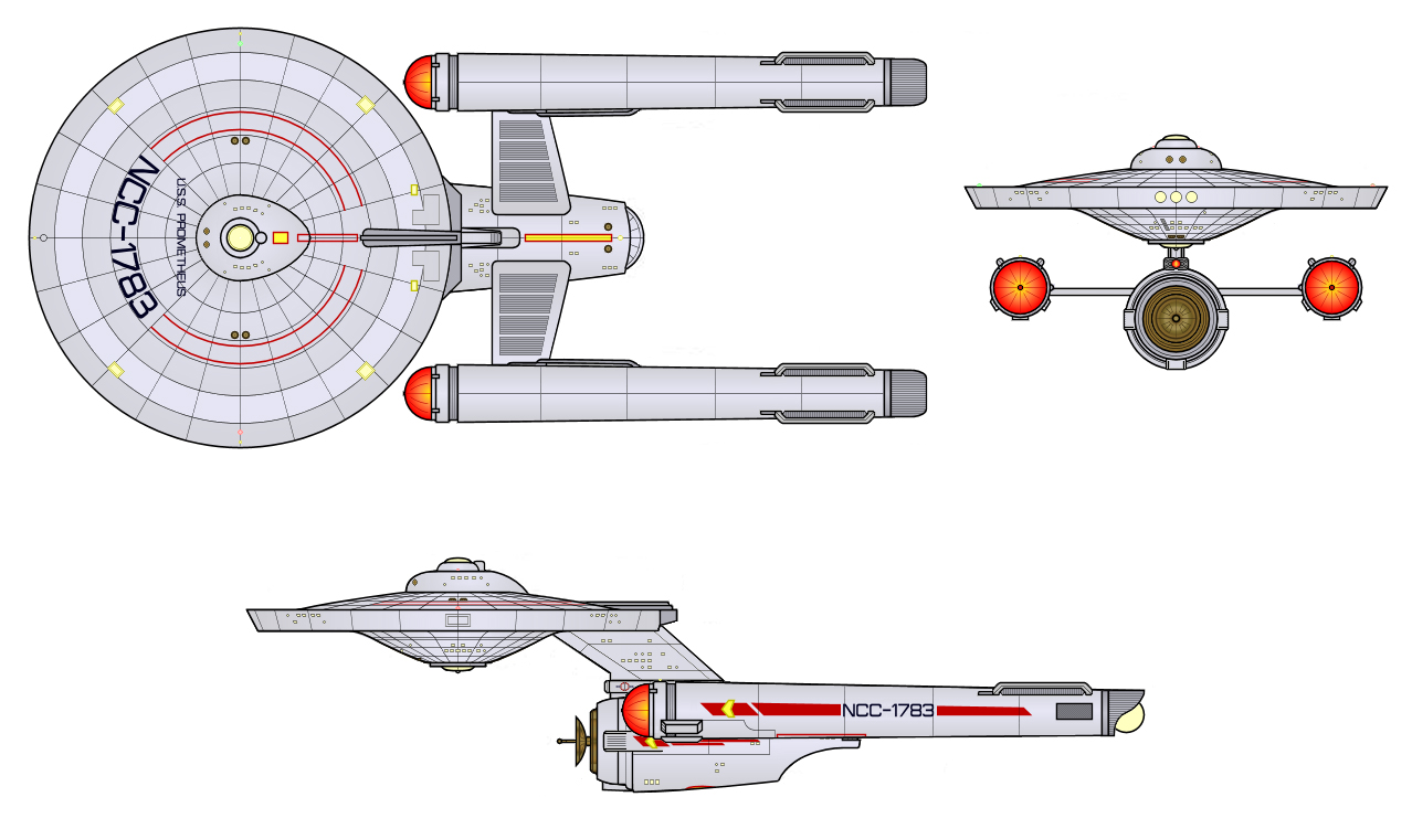 Prometheus Class Cruiser Strike Cruiser - Prometheus - Variant - NCC-1783 by ShipSchematicsNet ...