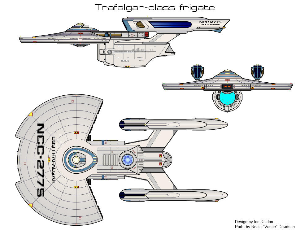Frigate - Trafalgar - NCC-2775 by ShipSchematicsNet on DeviantArt