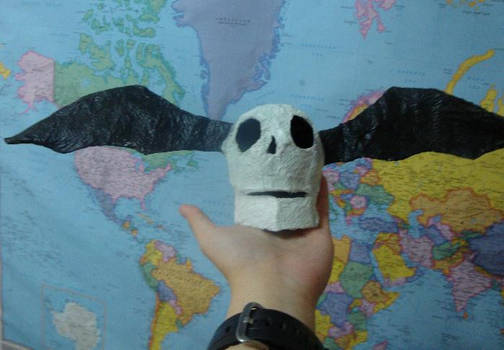 Paper Mache Deathbat 1