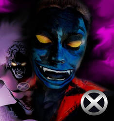 BAMF! - Nightcrawler Body Art/Makeup