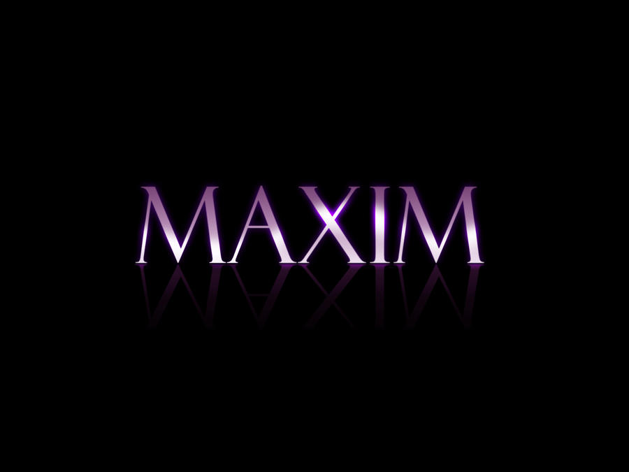 MAXIM Logo by Rees914 on DeviantArt