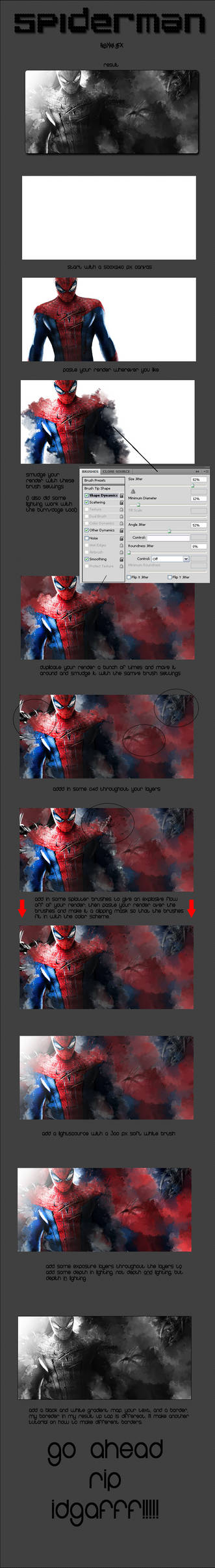 spiderman tutorial by Heyman-GFX on DeviantArt