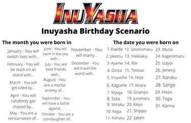 Inuyasha Birthday Scenario