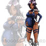 Fanart-Yoruichi Shihoin (Bleach)-pregnant-2016