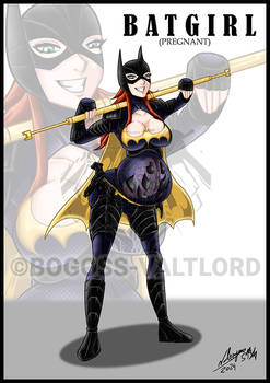 Fanart-Batgirl pregnant (xray) (DCcomics)-2024.