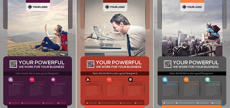 Multiple Program Offering Flyer Multiple Purpose / Corporate Flyer Template by arabicvision on DeviantArt