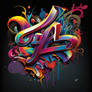 rainbow wildstyle graffiti