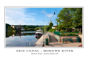 Erie Canal - Mohawk River, Little Falls, NY