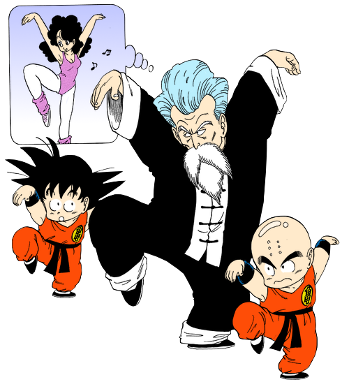 Goku Jackie Chun And Krillin By Kuroichigo The Lilty On Deviantart