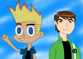 Johnny Test and Ben 10