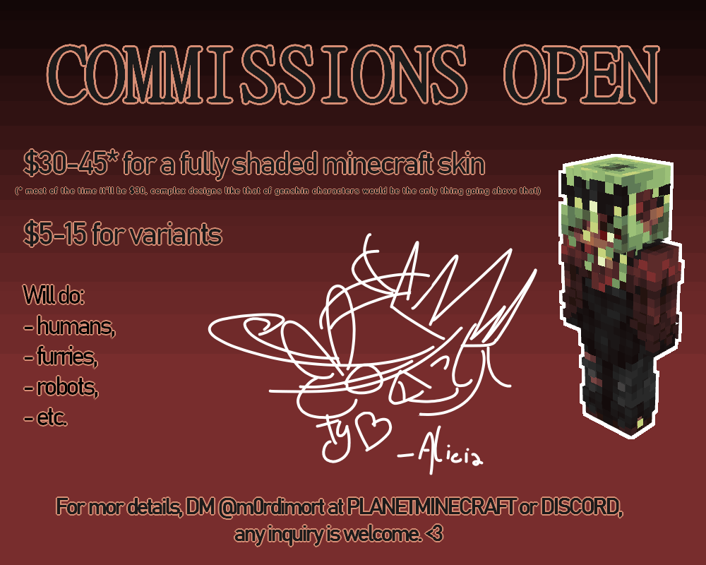 commissions open! | m0rdimort