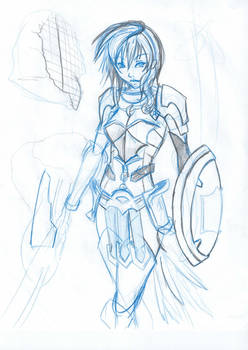 lightning  sketch