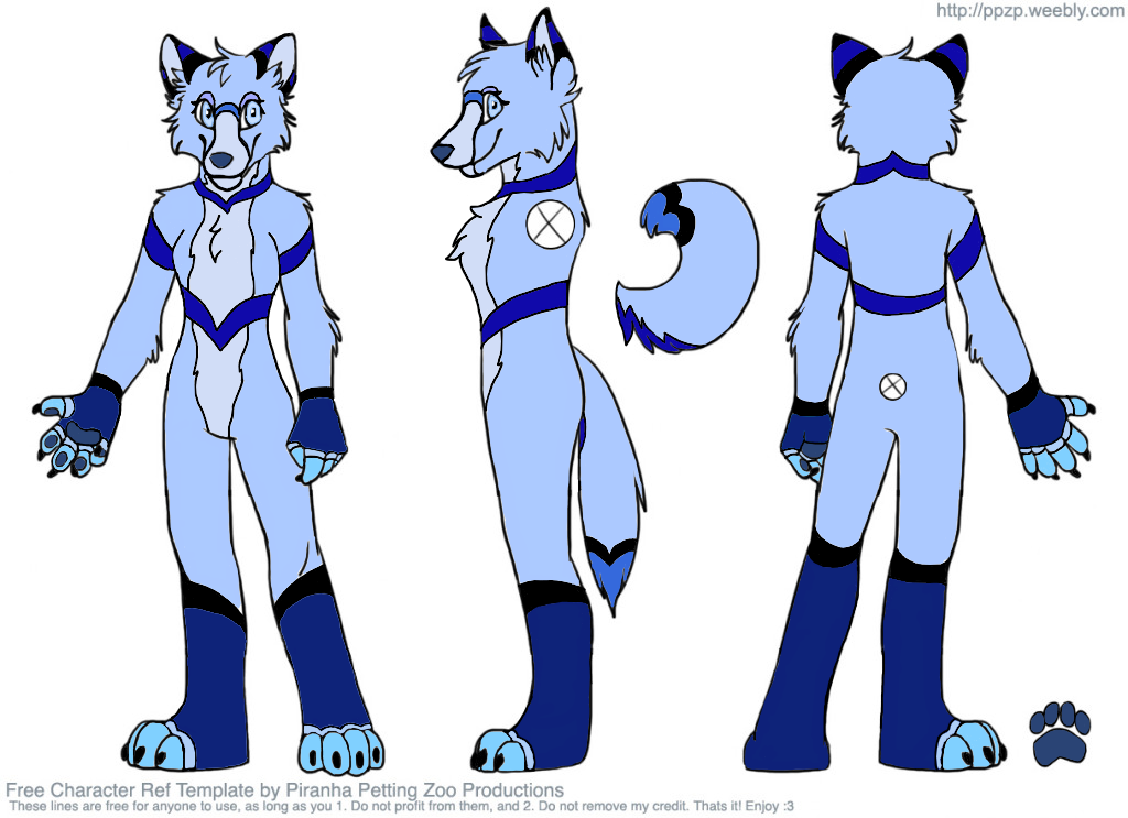 Furry wolf ref color by dcat12 on DeviantArt
