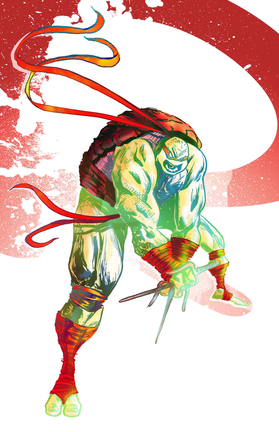 Zombie Raphael Color Raphael Colors by ComicMunky on DeviantArt