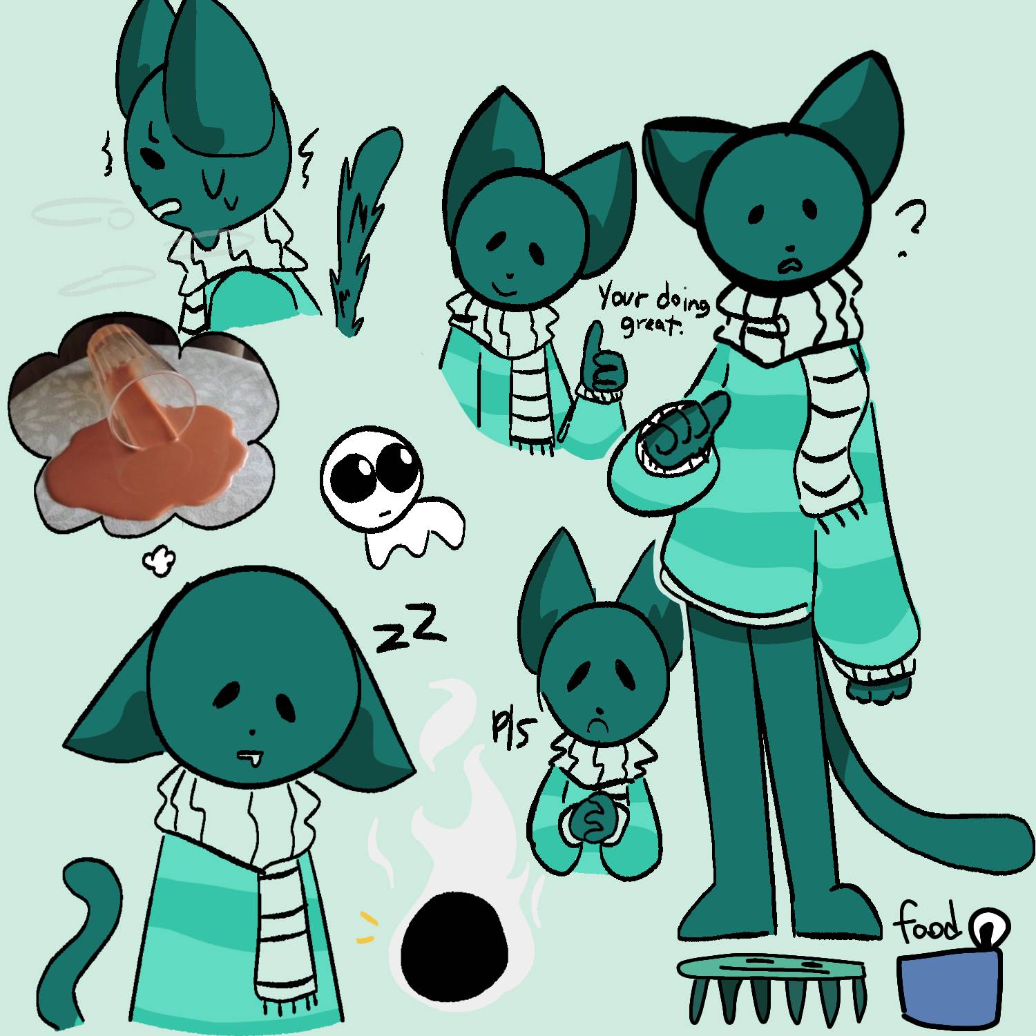 Nameless Nameless cat by omnipotont on DeviantArt