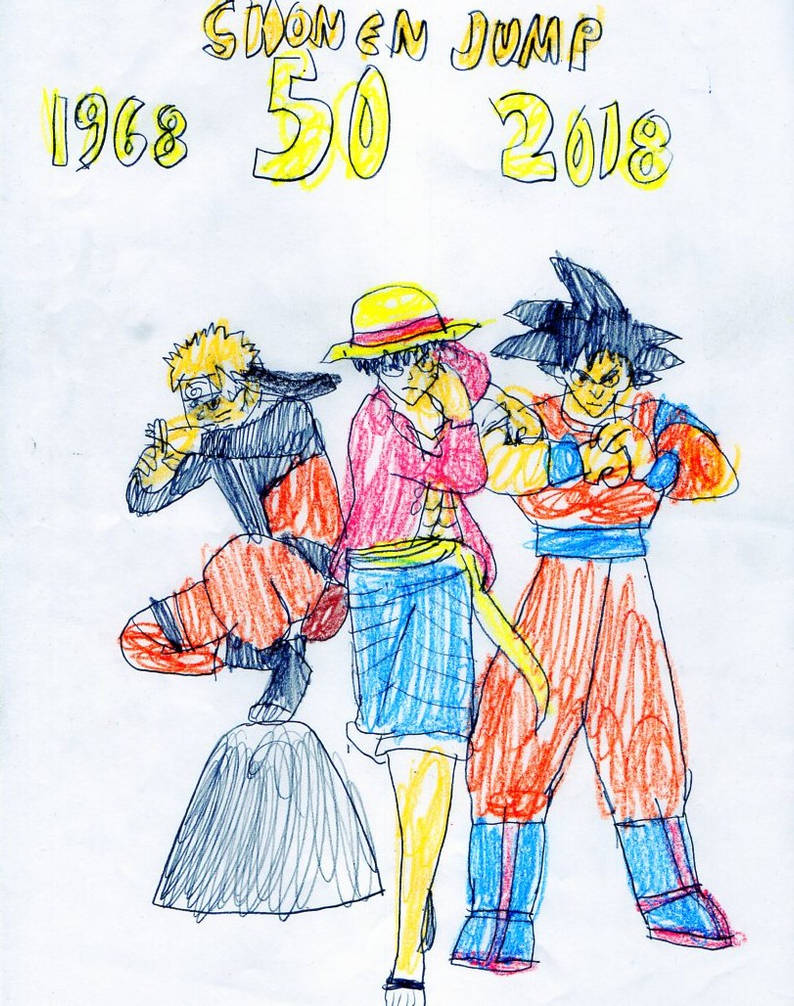 Shonen Jump 50th Anniversary By Chaoscontrolmaster On Deviantart Shonen Jump 50th Anniversary By Chaoscontrolmaster On Deviantart