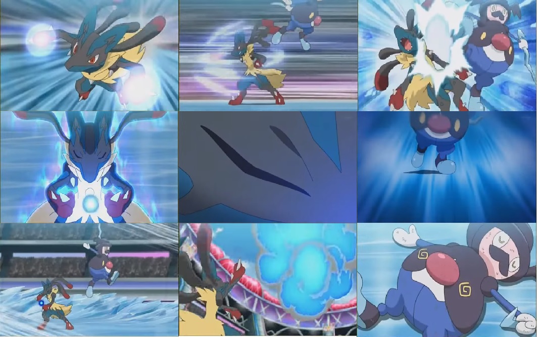 Mr Rime Deviantart Episode 130 Mega Lucario vs Mr. Rime by chaoscontrolmaster on DeviantArt