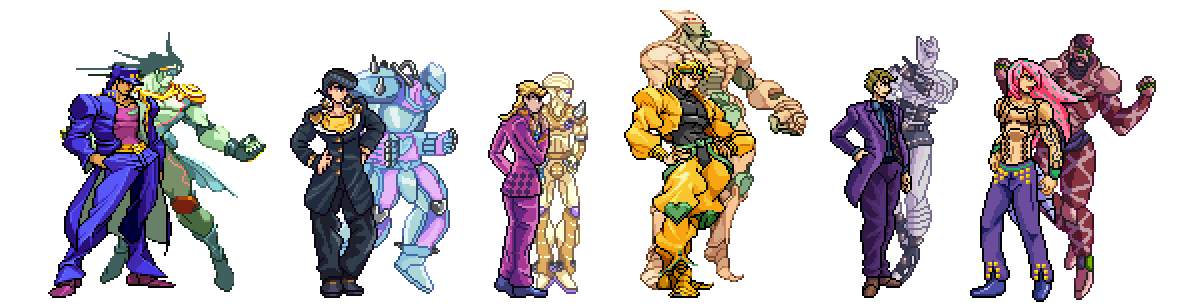 More JOJO Sprites! by nekomaster1000 on DeviantArt
