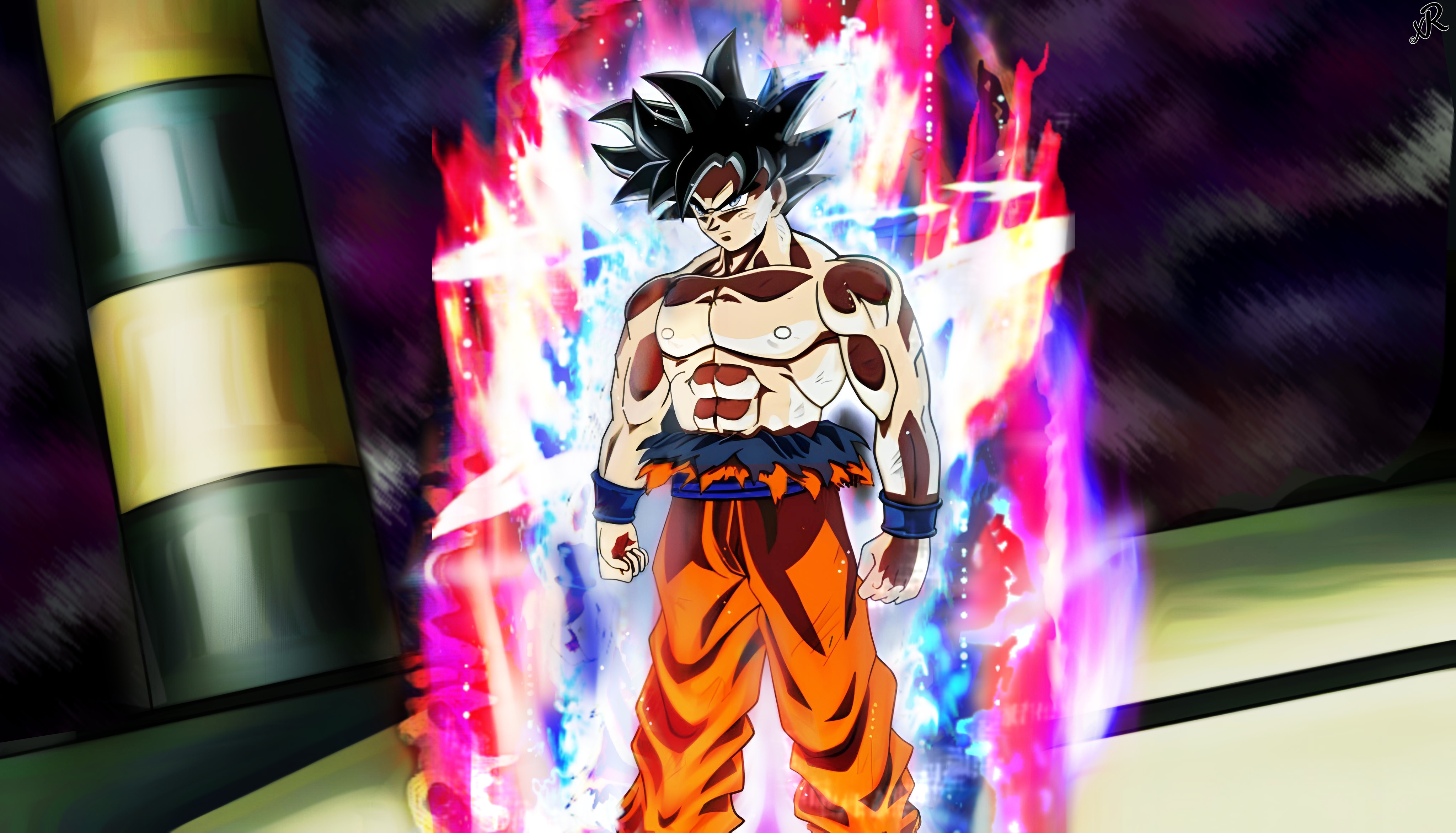 Goku FnF SSJ Blue Evolution Limit Breaker V1 by VectorxD115 on DeviantArt